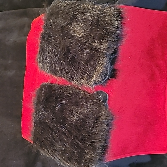 Colin Stuart Suede Leather Ankle Bootie Removable Faux Fur size 10 - Picture 3 of 6